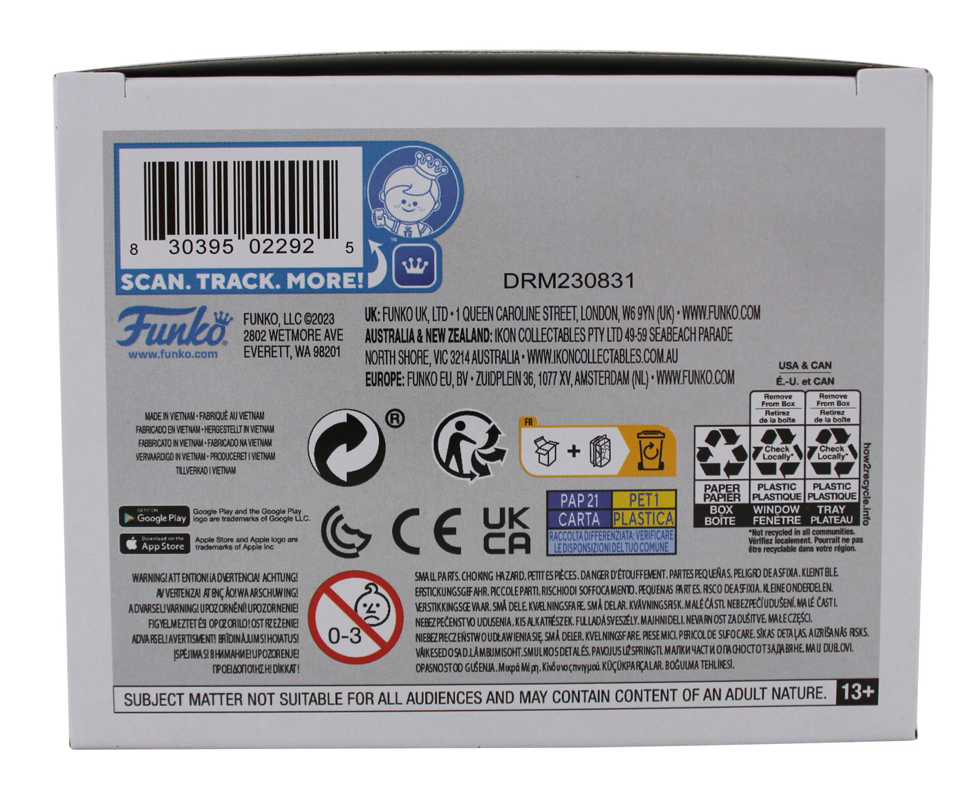 Ari Lehman "First F'n Jason" Signed Funko Pop Vinyl Figure w/ Yellow Sig BAS Wit