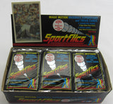 1986 Sportflics Baseball Foil Pack Box - 36 Ct