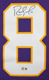 Vikings Randy Moss Authentic Signed Purple Mitchell & Ness Jersey BAS Witnessed