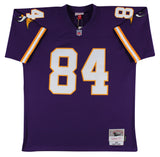 Vikings Randy Moss Authentic Signed Purple Mitchell & Ness Jersey BAS Witnessed
