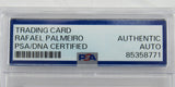 Rafael Palmeiro 1987 Topps Signed Auto Autograph Baseball Card PSA Encapsulated