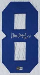 Steve Largent "HOF 95" Authentic Signed White Pro Style Jersey BAS Witnessed