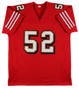 Patrick Willis Authentic Signed Red Pro Style Jersey Autographed BAS Witnessed 2