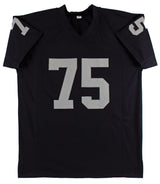 Howie Long Authentic Signed Black Pro Style Jersey Autographed BAS Witnessed