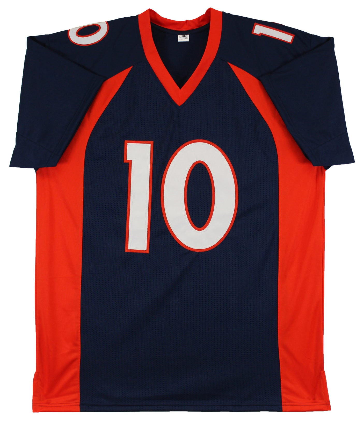 Jerry Jeudy Authentic Signed Navy Blue Pro Style Jersey BAS Witnessed