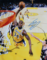 Lakers Shaquille O'Neal Authentic Signed 16x20 Vertical Photo Vs Jazz BAS Wit