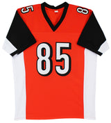 Tee Higgins Authentic Signed Orange Pro Style Jersey Autographed BAS Witnessed
