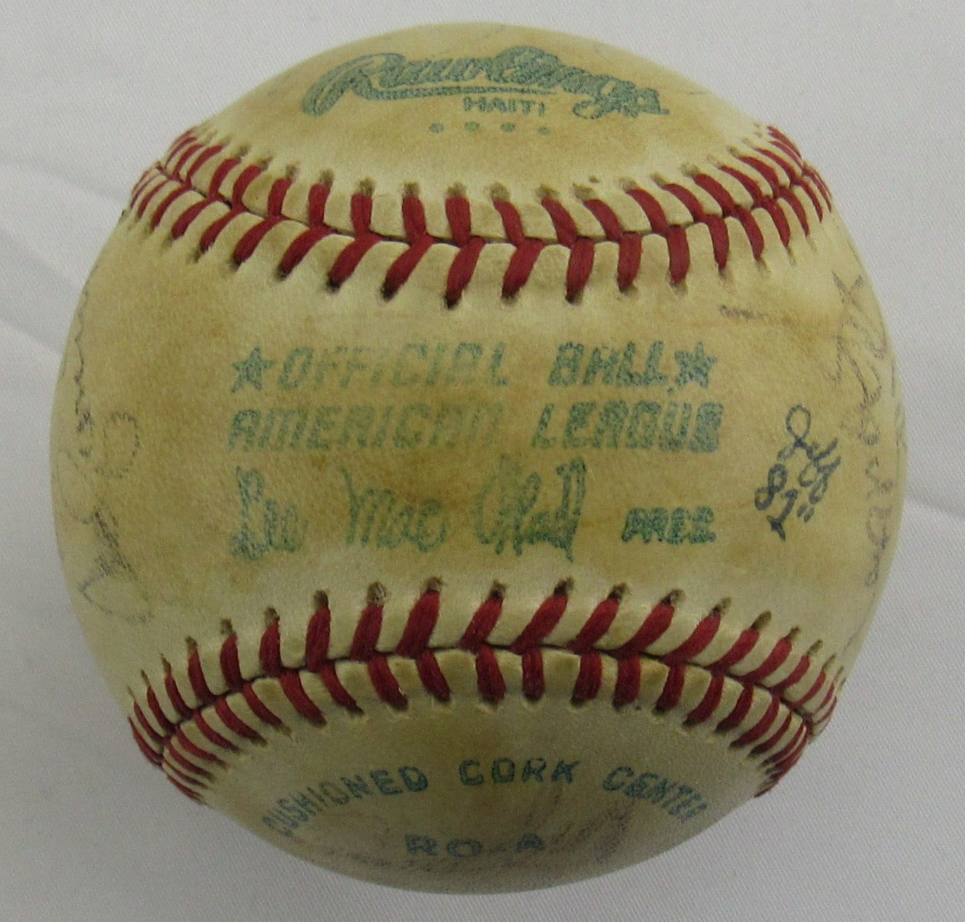 George Steinbrenner Joe Cronin Multi Signed Auto Rawlings Baseball B150