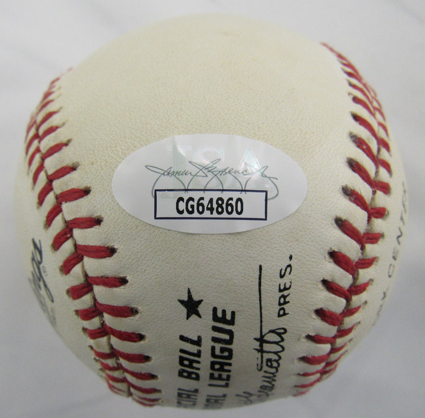 Willie McCovey Signed Auto Rawlings Baseball JSA CG64860