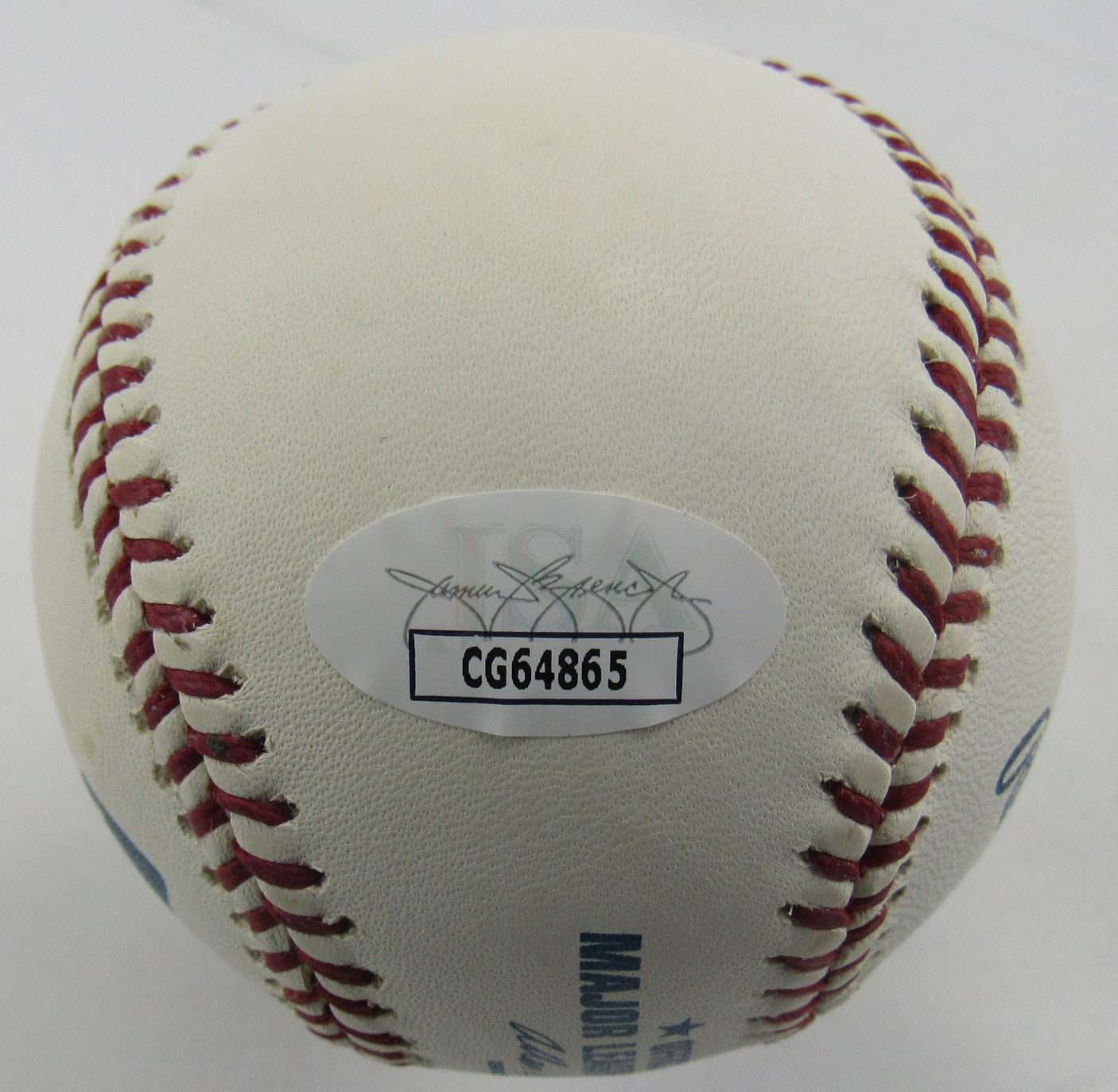 Ralph Branca Bobby Thomson Signed Auto Rawlings Baseball JSA CG64865