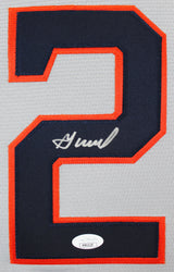 Astros Jose Altuve Authentic Signed Grey Nike Jersey Autographed JSA