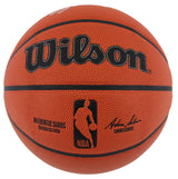 76ers Allen Iverson Authentic Signed Wilson Basketball w/ Case BAS Witnessed
