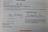 Louis Armstrong Signed 8.5x11 1970 Merv Griffin Show Contract BAS #AC33272