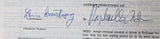 Louis Armstrong Signed 8.5x11 1970 Merv Griffin Show Contract BAS #AC33272