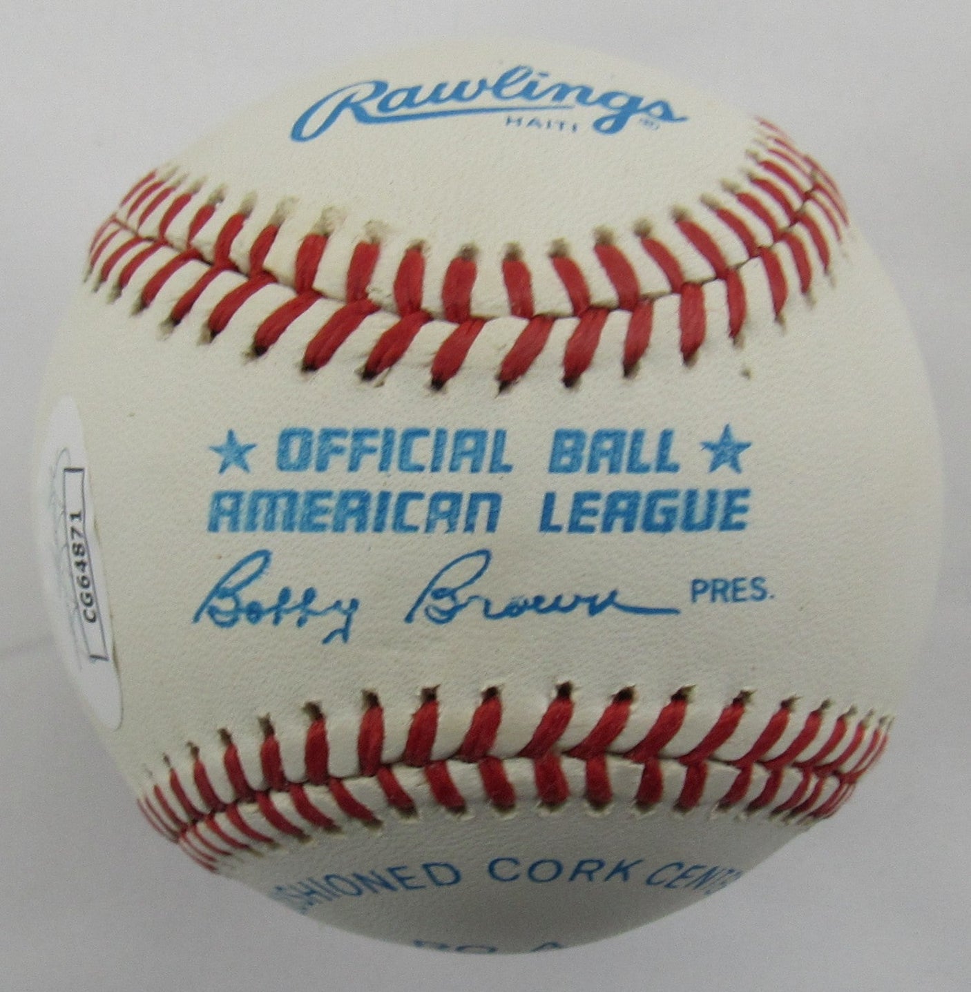 Johnny Mize Signed Auto Rawlings Baseball JSA CG64871
