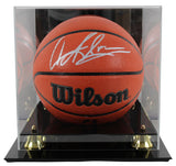 Bulls Dennis Rodman Authentic Signed Wilson Basketball w/ Case BAS Witnessed