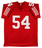 Fred Warner Authentic Signed Red Pro Style Jersey Autographed BAS