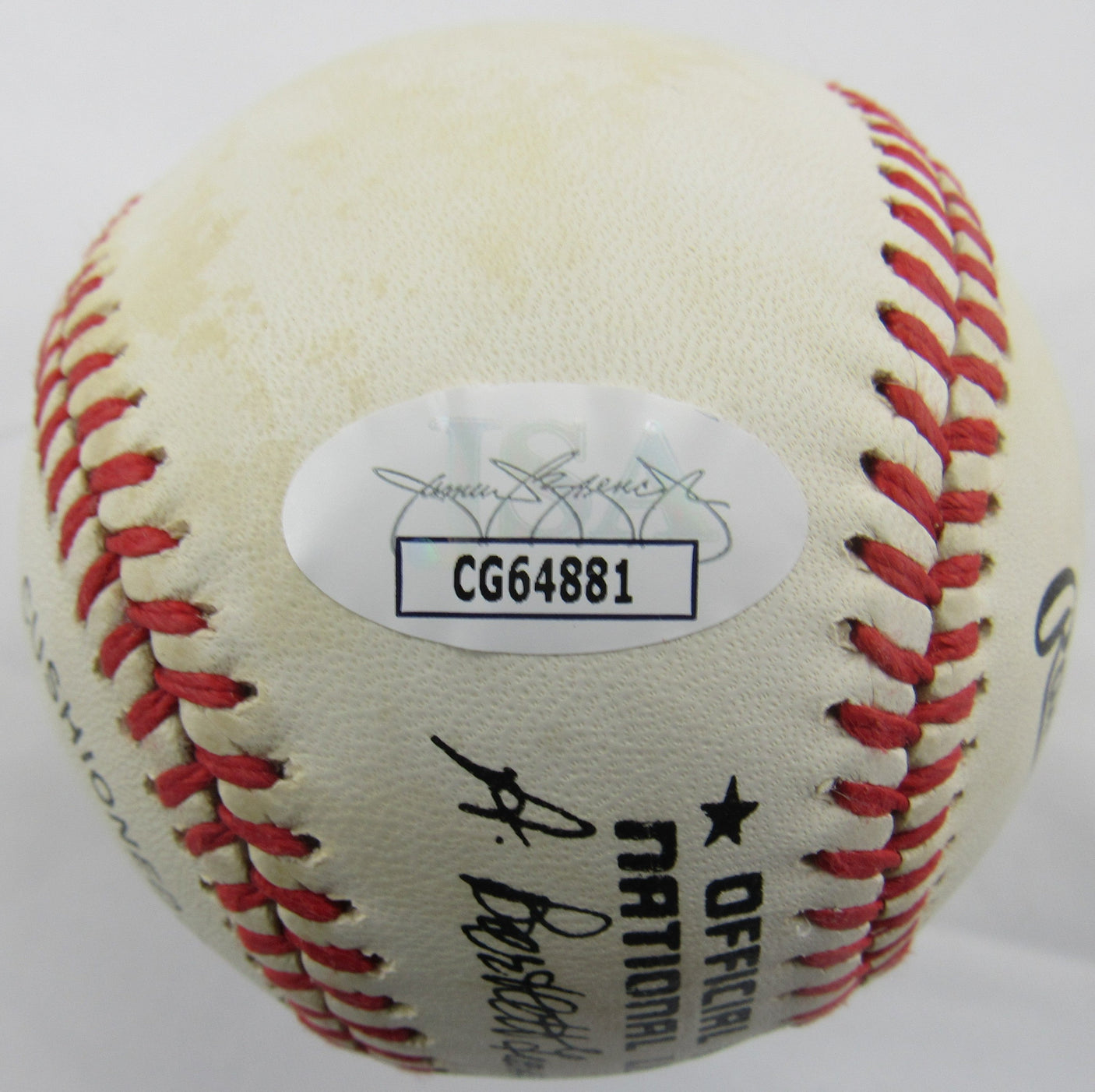 Ralph Kiner Signed Auto Rawlings Baseball JSA CG64881