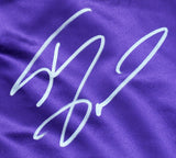 Lakers Shaquille O'Neal Signed Purple 2000 NBA Champs M&N Jacket BAS Witnessed