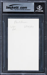 Paul Reiser My Two Dads Authentic Signed 3x5 Index Card Autographed BAS Slabbed