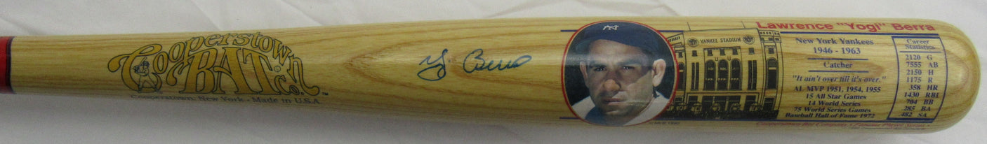 Yogi Berra Signed Auto Baseball Bat w/ Insc JSA CG64888