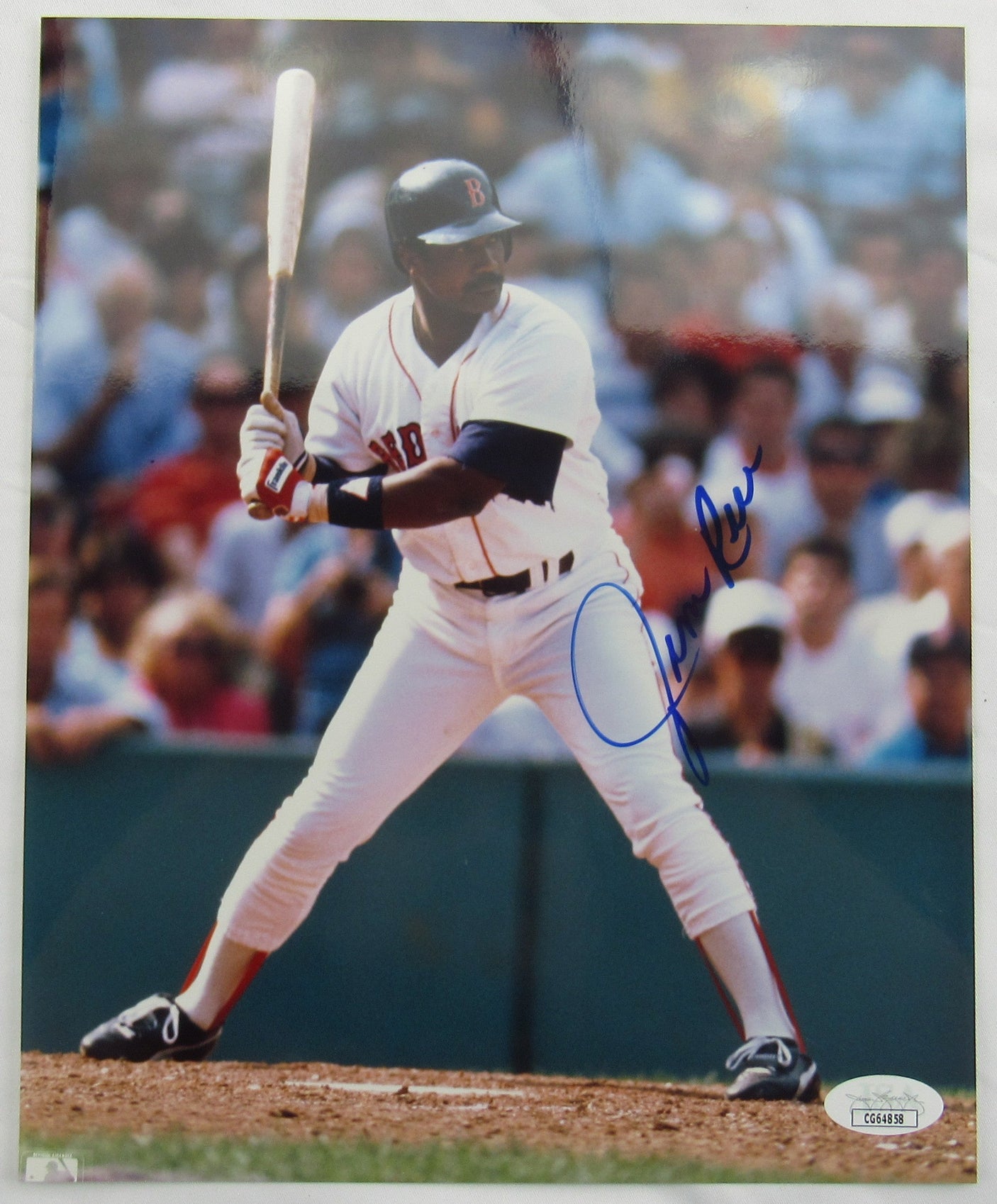 Jim Rice Signed Auto 8x10 Photo JSA CG64858