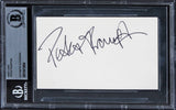 Peter Frampton The Herd Authentic Signed 3x5 Index Card Autographed BAS Slabbed