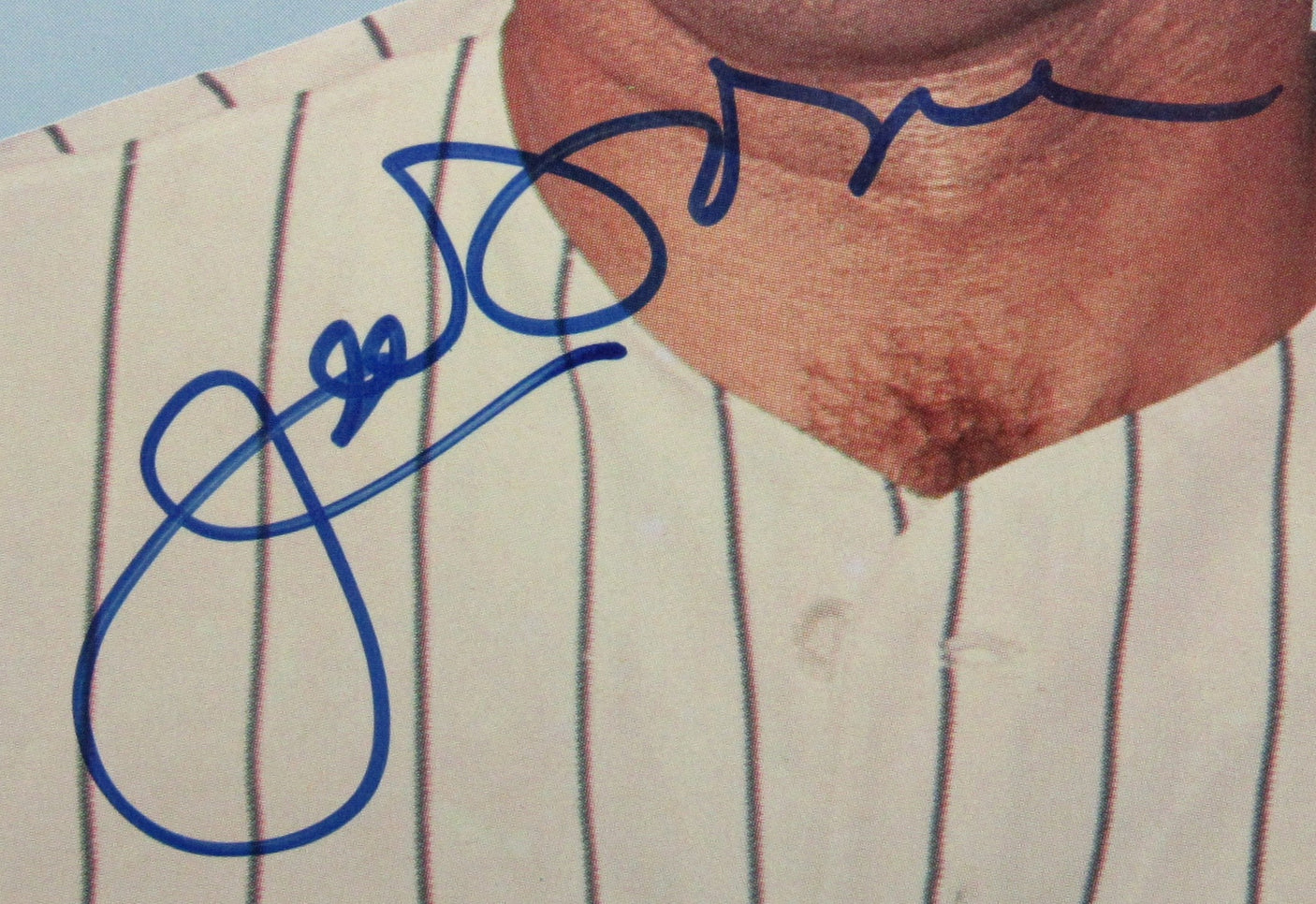 Joe Torre Cleon Jones Signed Auto 8x8 Color Print JSA CG64890