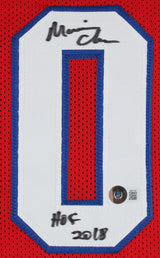 Maurice Cheeks "HOF 2018" Authentic Signed Red Pro Style Jersey BAS Witnessed