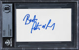 Peter Berg Patriots Day Authentic Signed 3x5 Index Card BAS Slabbed 1
