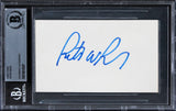 Peter Berg Patriots Day Authentic Signed 3x5 Index Card BAS Slabbed 3