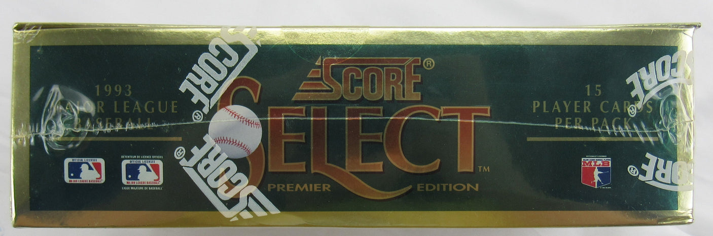 1993 Score Select Baseball Premier Edition Wax Box - Derek Jeter RC