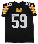 Jack Ham "HOF 88" Authentic Signed Black Pro Style Jersey Autographed BAS