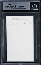 Walter Koenig Star Trek The Movie Authentic Signed 3x5 Index Card BAS Slabbed 2