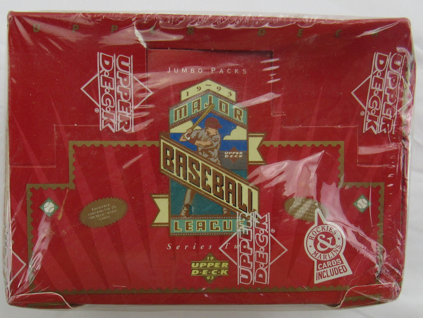 1993 Upper Deck Baseball Series 2 Baseball Jumbo Box - Derek Jeter RC