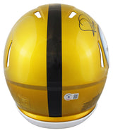 Steelers Jerome Bettis "HOF 15" Signed Flash Full Size Speed Proline Helmet BAS