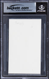 Twiggy The Blues Brothers Signed 3x5 Index Card Autographed BAS Slabbed