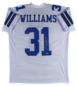 Roy Williams Authentic Signed White Pro Style Jersey Autographed BAS Witnessed
