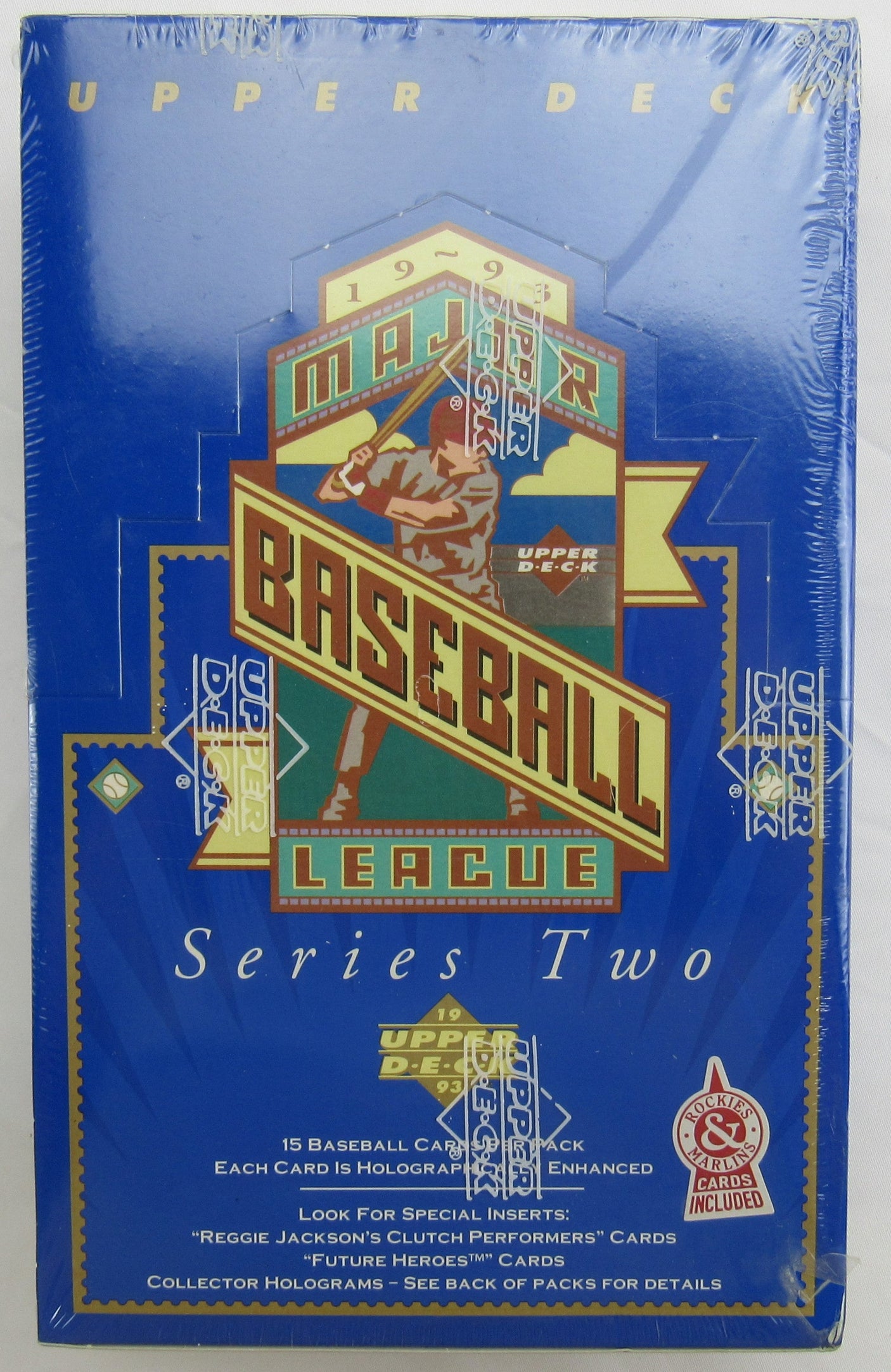 1993 Upper Deck Baseball Series 2 Wax Box - Derek Jeter RC!