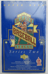 1993 Upper Deck Baseball Series 2 Wax Box - Derek Jeter RC!