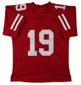 Deebo Samuel Authentic Signed Red Pro Style Jersey Autographed JSA