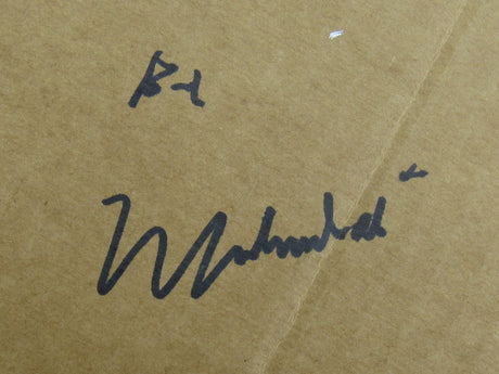 Muhammad Ali Drawings & Signed Auto Autograph Cardboard Slab JSA XX2403