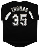 White Sox Frank Thomas Authentic Signed Black Pro Style Jersey BAS Witnessed
