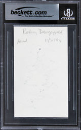 Rodney Dangerfield Caddyshack Authentic Signed 3x5 Index Card BAS Slabbed