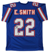 Florida Emmitt Smith Authentic Signed Blue Pro Style Jersey BAS Witnessed