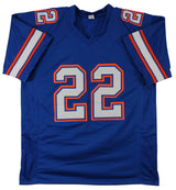 Florida Emmitt Smith Authentic Signed Blue Pro Style Jersey BAS Witnessed