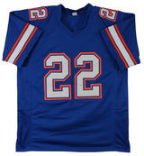 Florida Emmitt Smith Authentic Signed Blue Pro Style Jersey BAS Witnessed