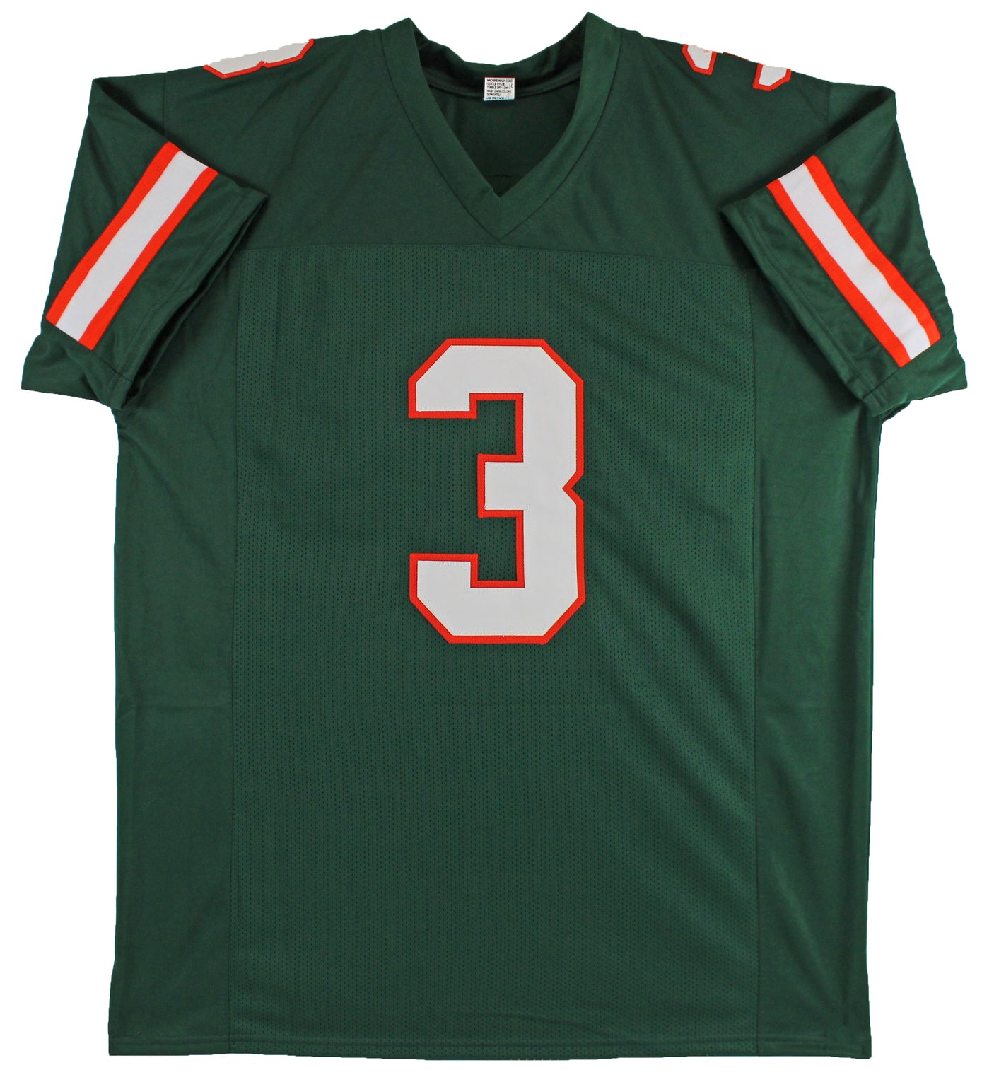 Miami Frank Gore Authentic Signed Green Pro Style Jersey Autographed BAS Witness