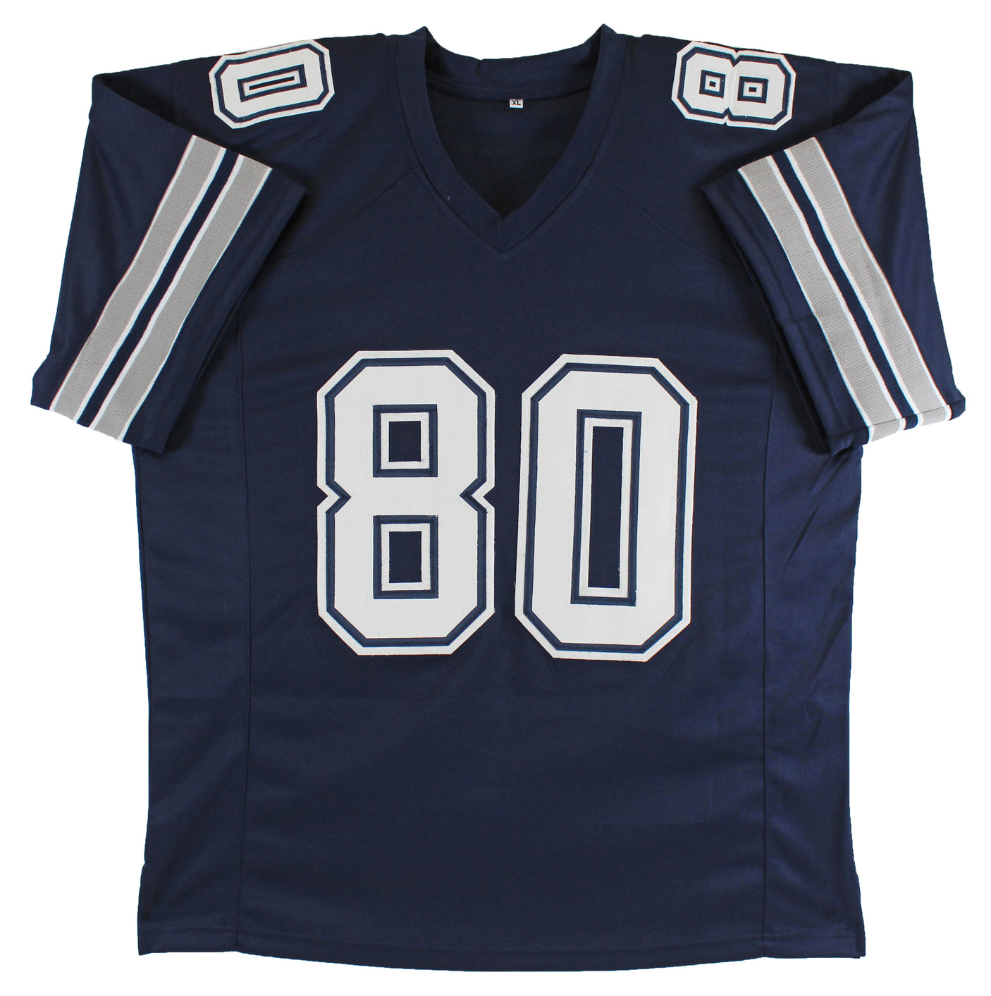 Alvin Harper Authentic Signed Navy Blue Pro Style Jersey BAS Witnessed