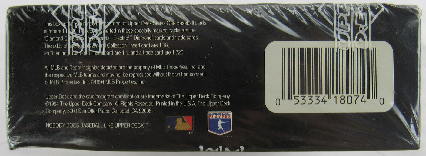 Vintage 1994 Upper Deck - Hobby Regional - Series 1 Baseball Factory Sealed Box